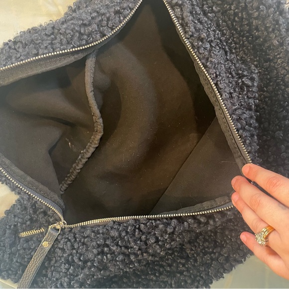 Faux Sherpa Sling Bag - Picture 2 of 3